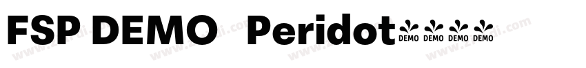 FSP DEMO   Peridot字体转换
